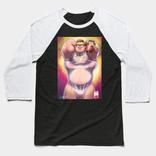 wet shirt bear Baseball T-Shirt